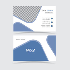 Business card template design, identity card template design, contact card template design for creative marketing agency