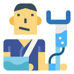 intravenous flat icon style