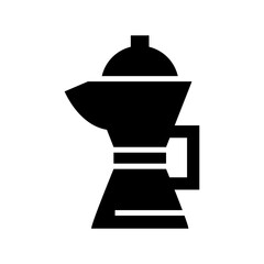 coffee maker icon or logo isolated sign symbol vector illustration - high quality black style vector icons
