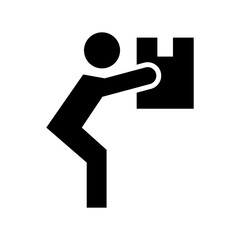 courier icon or logo isolated sign symbol vector illustration - high quality black style vector icons
