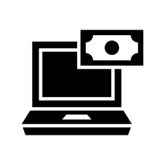 digital finance icon or logo isolated sign symbol vector illustration - high quality black style vector icons
