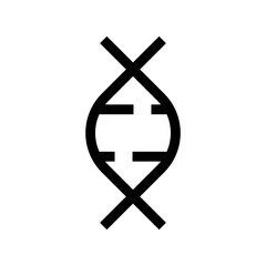 dna icon or logo isolated sign symbol vector illustration - high quality black style vector icons
