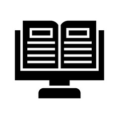 elearning icon or logo isolated sign symbol vector illustration - high quality black style vector icons
