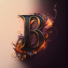 illustration of the letter B