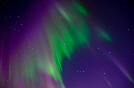 Northern light!. Abstract natural background in north of Sweden.