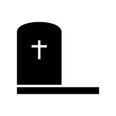 Obraz premium grave icon or logo isolated sign symbol vector illustration - high quality black style vector icons 