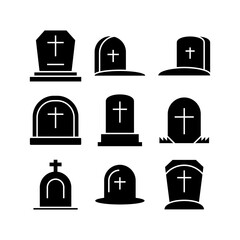 grave icon or logo isolated sign symbol vector illustration - high quality black style vector icons
