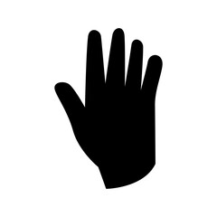 hand icon or logo isolated sign symbol vector illustration - high quality black style vector icons
