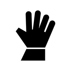 hand icon or logo isolated sign symbol vector illustration - high quality black style vector icons
