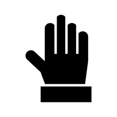 hand icon or logo isolated sign symbol vector illustration - high quality black style vector icons
