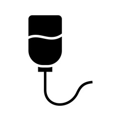 intravenous drip icon or logo isolated sign symbol vector illustration - high quality black style vector icons
