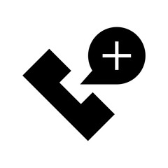 Fototapeta premium medical call icon or logo isolated sign symbol vector illustration - high quality black style vector icons 