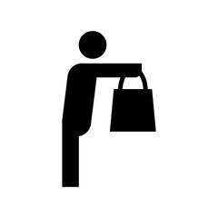 shopping icon or logo isolated sign symbol vector illustration - high quality black style vector icons
