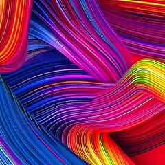 Naklejka premium abstract colorful background with lines 3