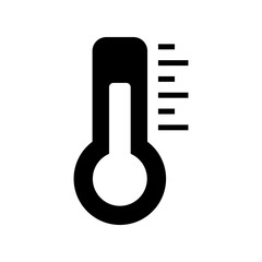 thermometer icon or logo isolated sign symbol vector illustration - high quality black style vector icons
