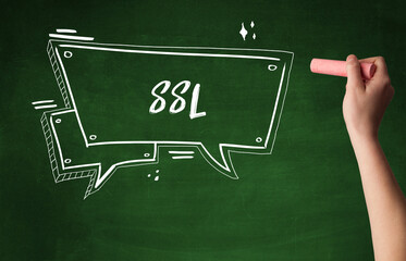 Hand drawing abbreviation concept