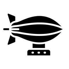 Vector Design Zeppelin Icon Style © designing ocean