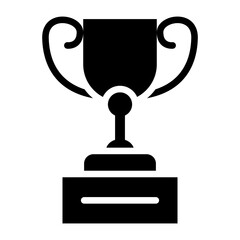 Vector Design Trophy Icon Style