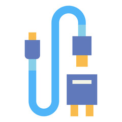 charger flat icon style