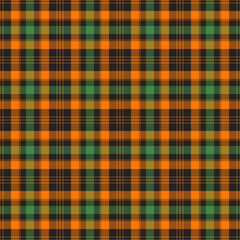 St. Patrick day plaid tartan