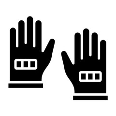 Rugby Gloves Icon Style