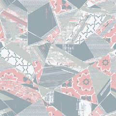 Fototapeta premium Rustic Marble Texture Seamless Background, Natural Italian Matt Texture For Interior Exterior Home Decoration Used Ceramic Wall Tiles And Floor Tiles Surface rug, scarf, carpet, curtain home decor