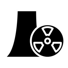 Vector Design Nuclear Icon Style
