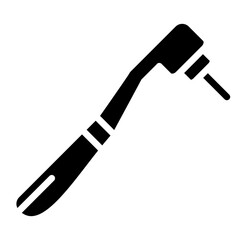 Vector Design Dental Drill Icon Style