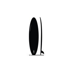 Surfboard icon isolated vector graphics