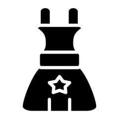 Vector Design Birthday Dress Icon Style