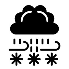 Vector Design Blizzard Icon Style