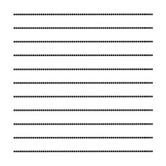 Black writing lines.	