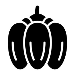 Vector Design Paprika Icon Style