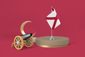 Ramadan Alabama With Cannon and Crescent