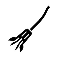 Witch Broom Icon Style