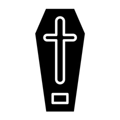 Obraz premium Coffin Icon Style
