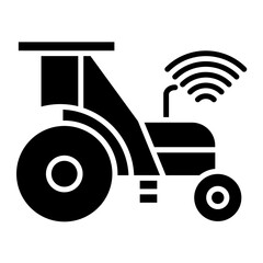 Smart Tractor Icon Style