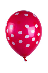 polka dot balloons isolated