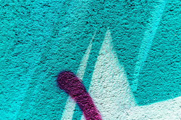 street urban wall painted drawing background for wallpaper and design , street art modern aerosol graffiti close up