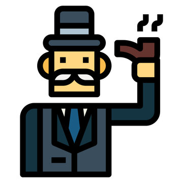 recommend clip art: smoking filled outline icon style