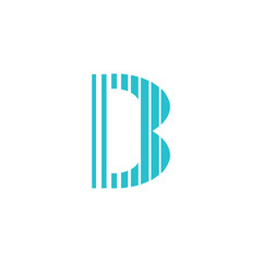 b logo b icon oval corners simple b logo