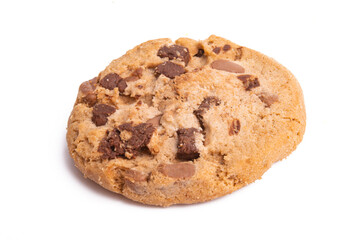 cookies with chocolate isolated