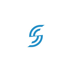 creative s logo s icon catchy simple s logo