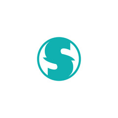 creative s logo s icon catchy simple s logo