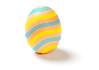 Easter egg isolated on white background