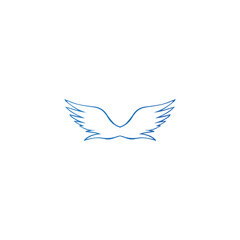 peace logo wing logo strong wings icon