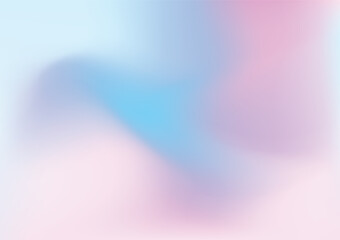 Abstract colorful smooth blur background, blue and pink gradient vector illustration template for website, poster, banner, backdrop