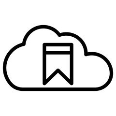 save cloud computing icon