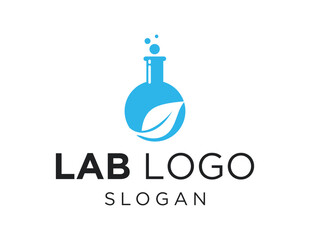 Logo design about Lab on a white background. created using the CorelDraw application.