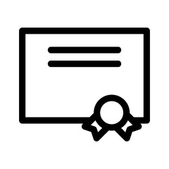 certificate icon or logo isolated sign symbol vector illustration - high quality black style vector icons
